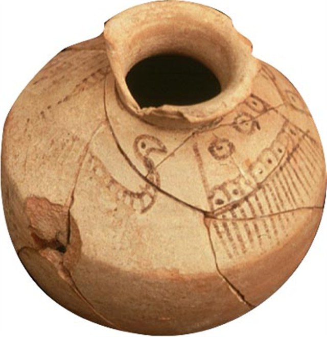 Photo d'une céramique peinte de 
					Hili 8, Emirats arabes unis